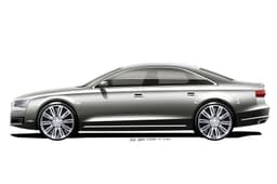 Audi A8 facelift sketches photo gallery